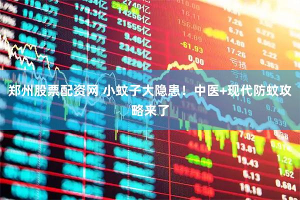 郑州股票配资网 小蚊子大隐患！中医+现代防蚊攻略来了